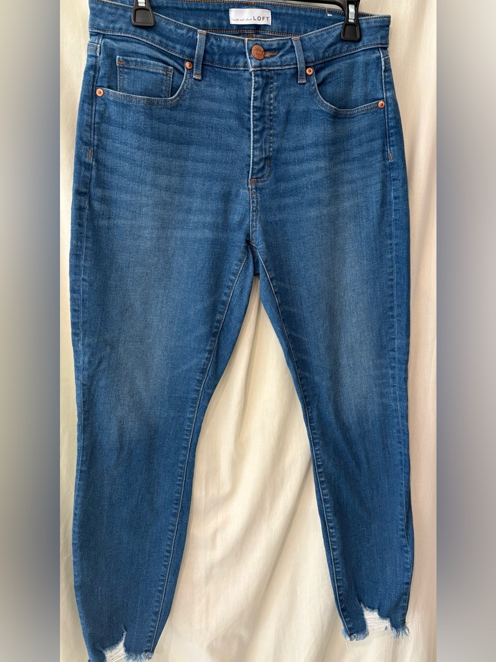 LOFT Women's Skinny Jeans in Medium Blue Wash